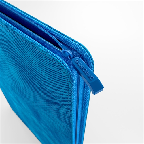 Gamegenic 8-Pocket Premium Zip-Album - Blå - Kortspil Samlemappe